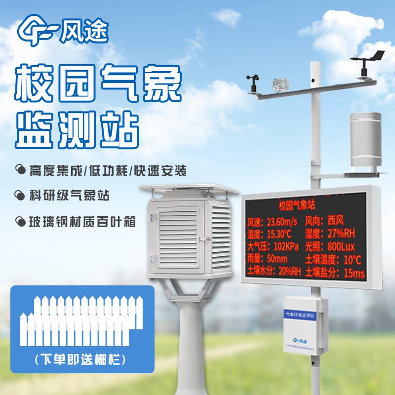 以校園氣象站為基礎，加強建設地理實踐活動